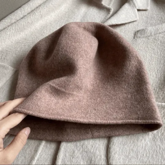 4 Way Women Cashmere Wool Beret Beanie Hat