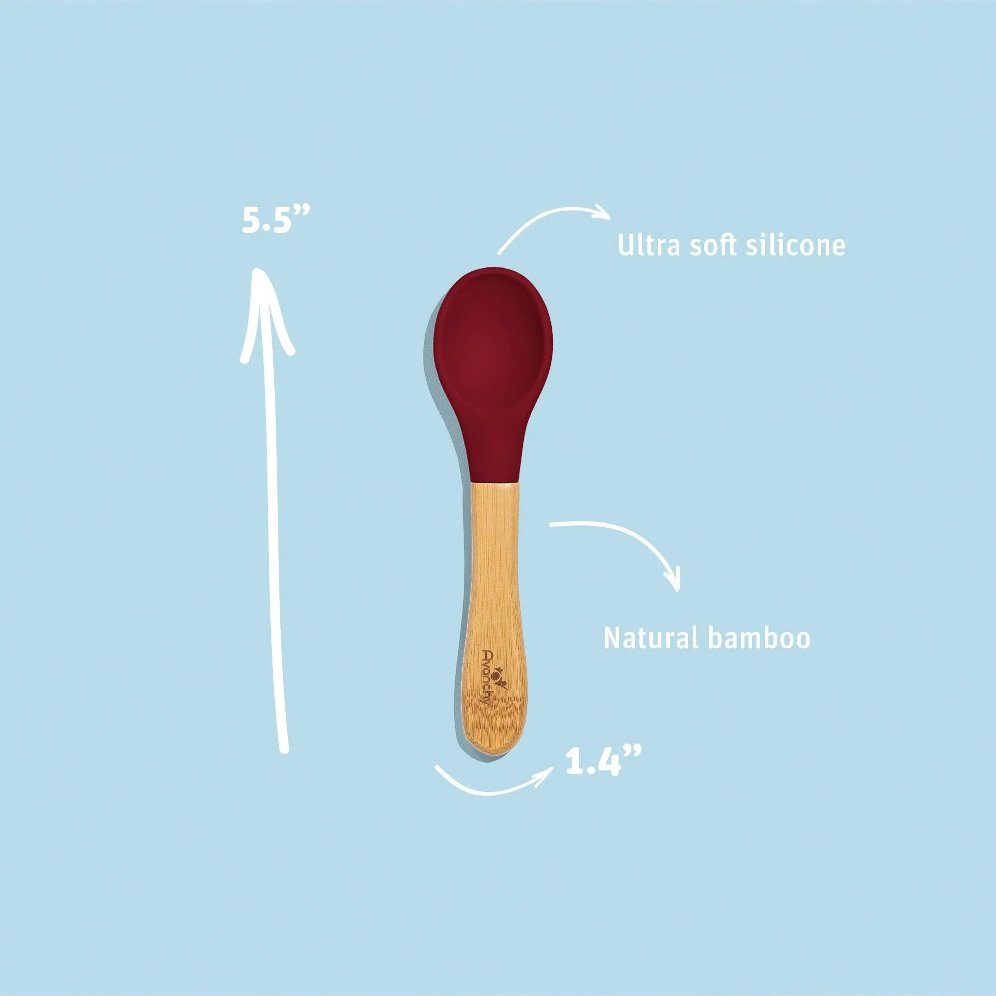Avanchy Single Bamboo Baby Spoon