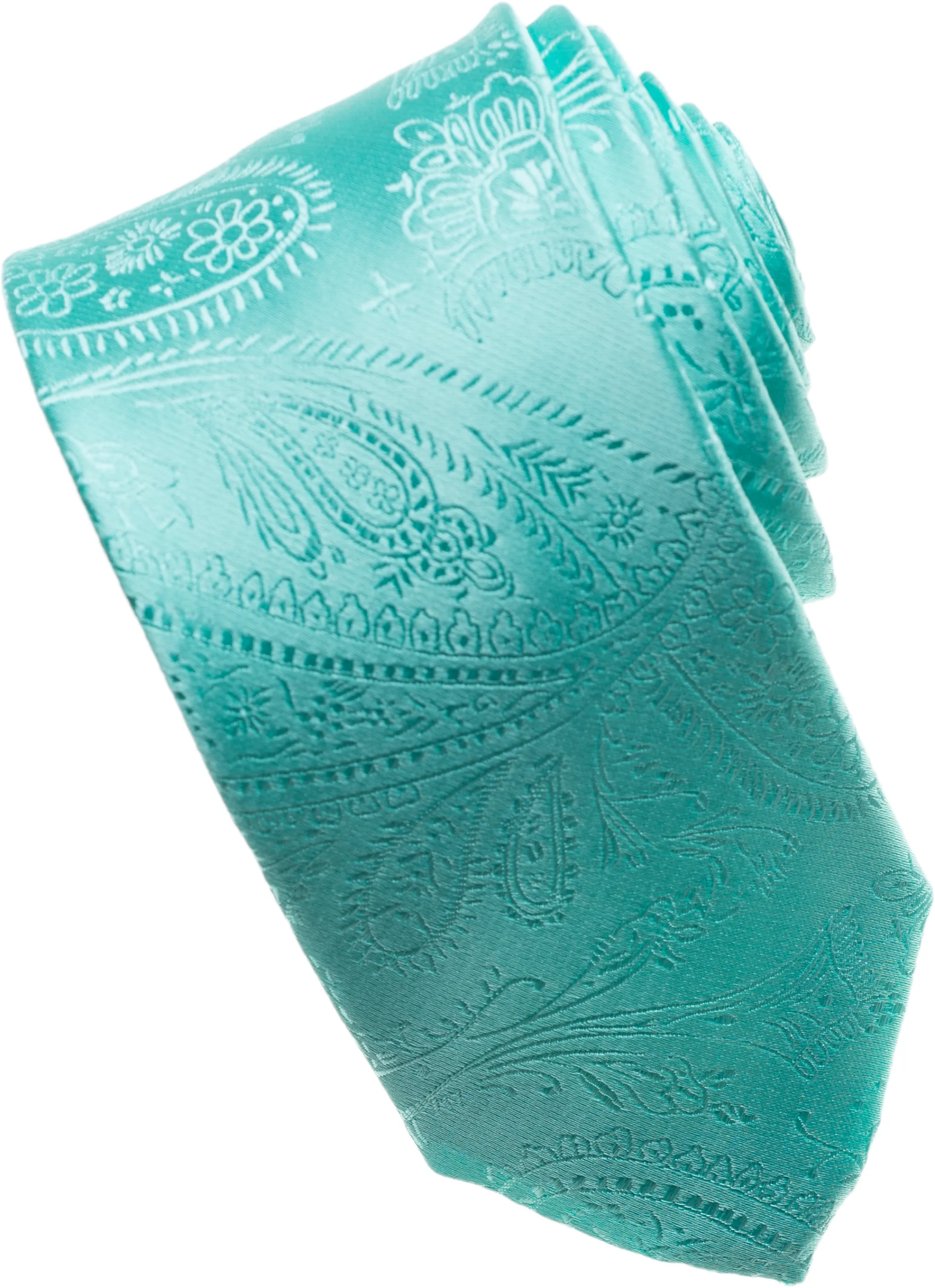 Black Paisley Tone on Tone Necktie