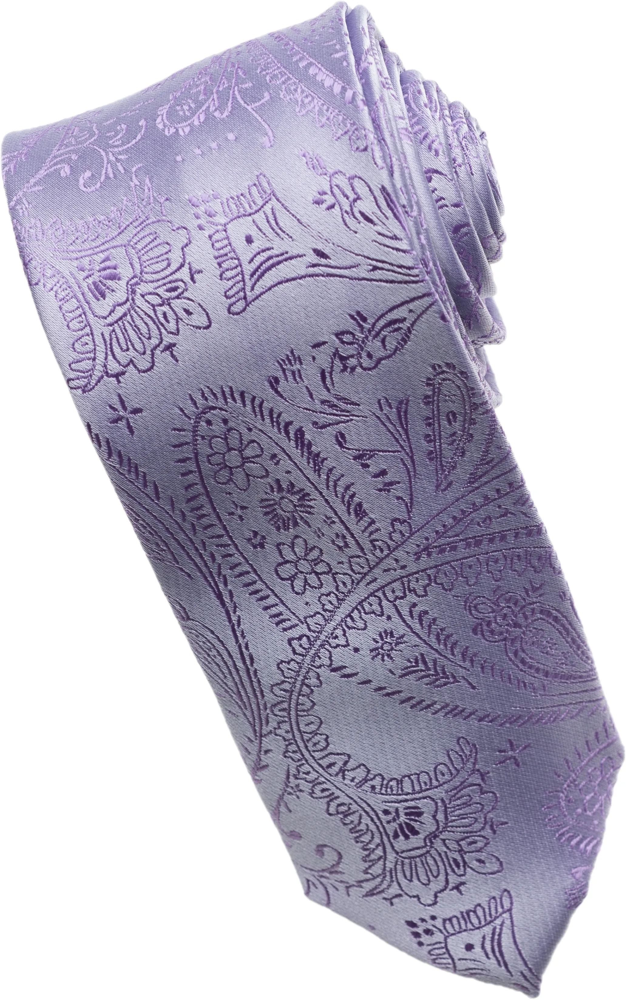Black Paisley Tone on Tone Necktie