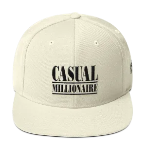 CAUSAL MILLIONAIRE WOOL SNAPBACK