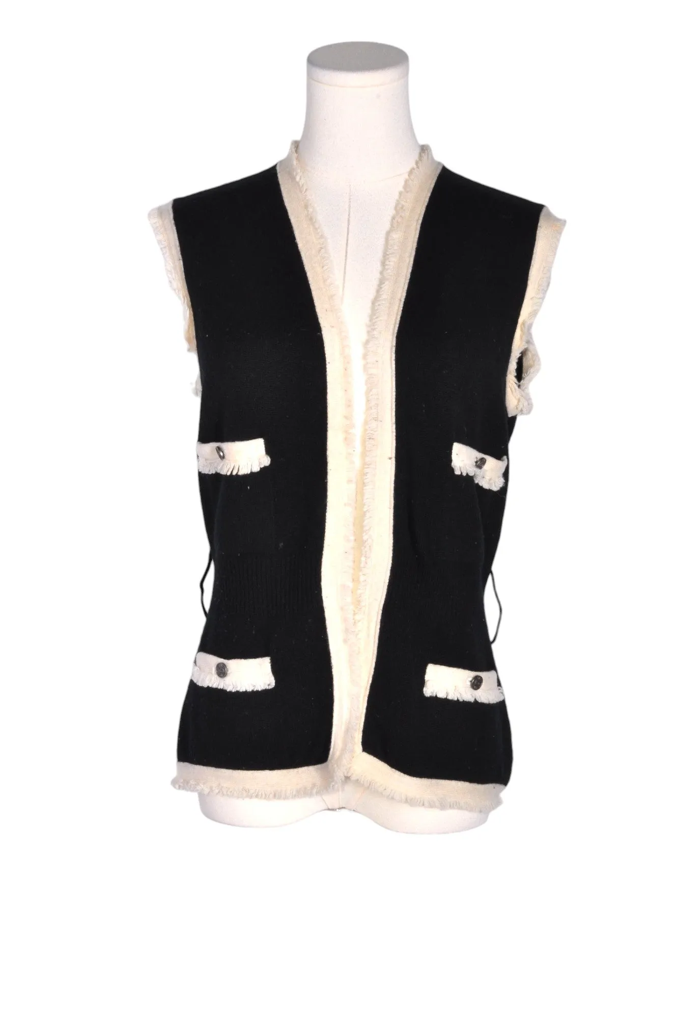CHANEL Women Vests Regular fit in Black - M