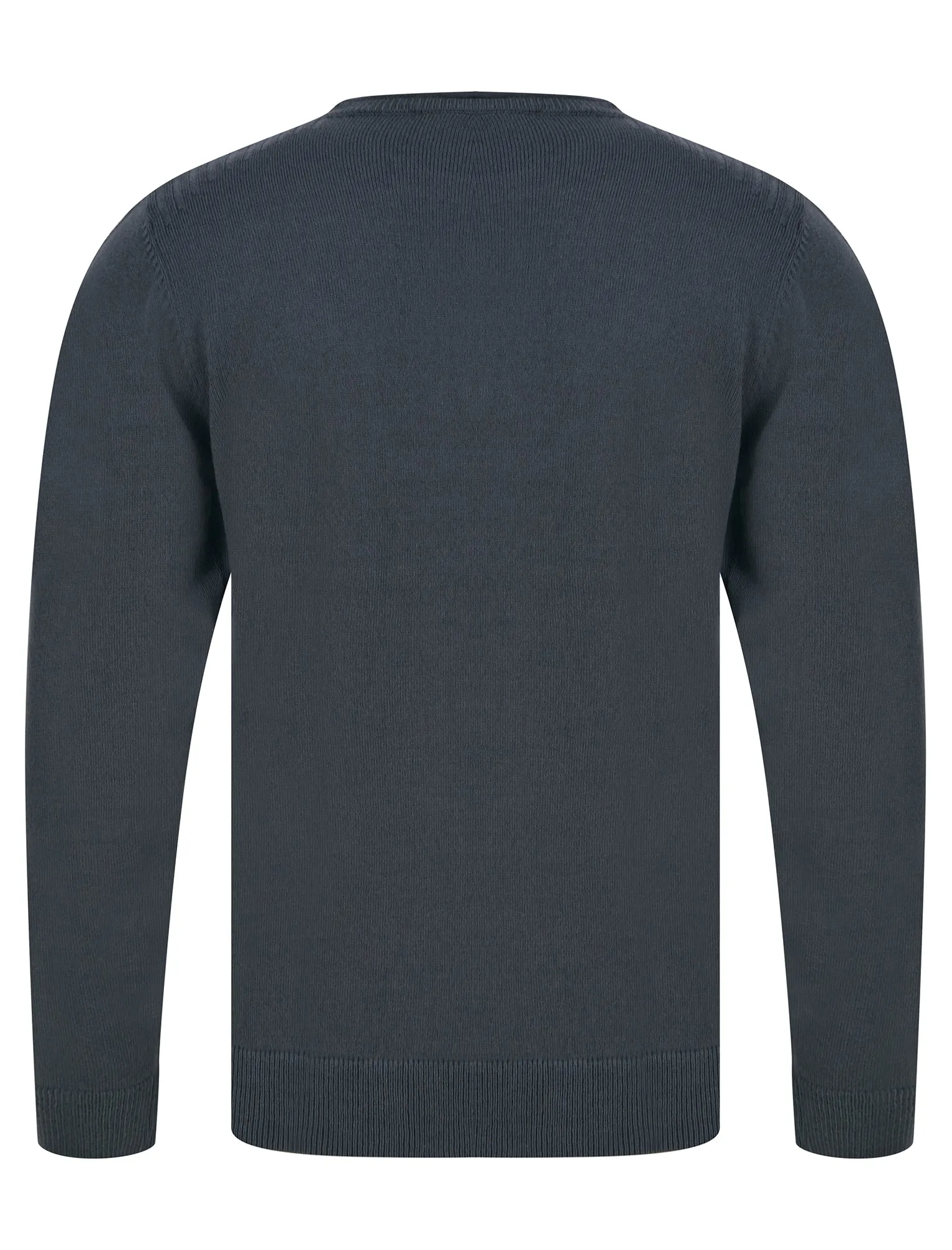 Colmenar Crew Neck Knitted Jumper in High-Rise Grey - Kensington Eastside