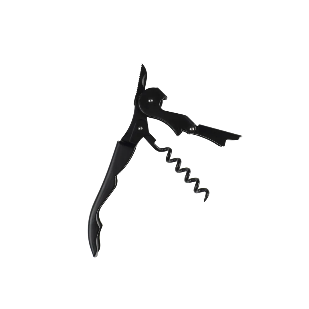 Corkscrew - Two Lever Waiter - Black