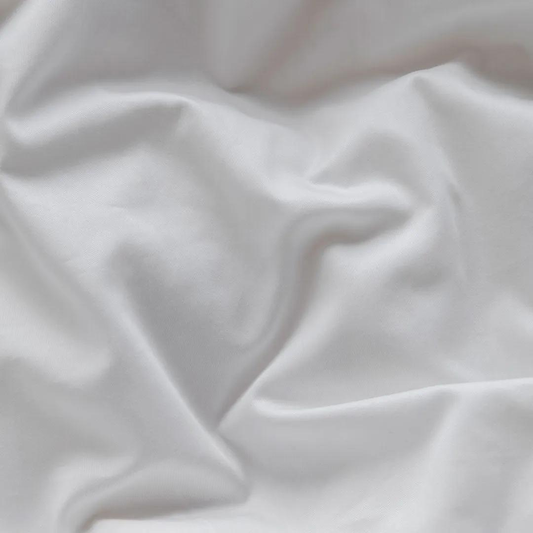 Eden Cotton - White Travel Crib Fitted Sheet