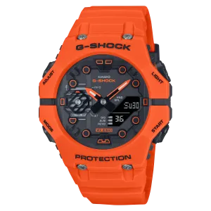 G-Shock Analog Digital Black Dial Orange Resin Band Watch GAB001FL-4A