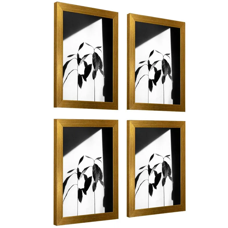Goldo Glow Photo Frame Wall Art - Set Of Four