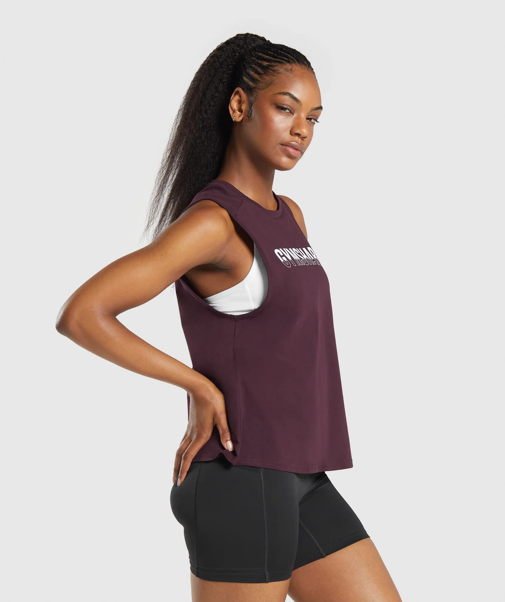 Gymshark Fraction Tank - Depth Purple