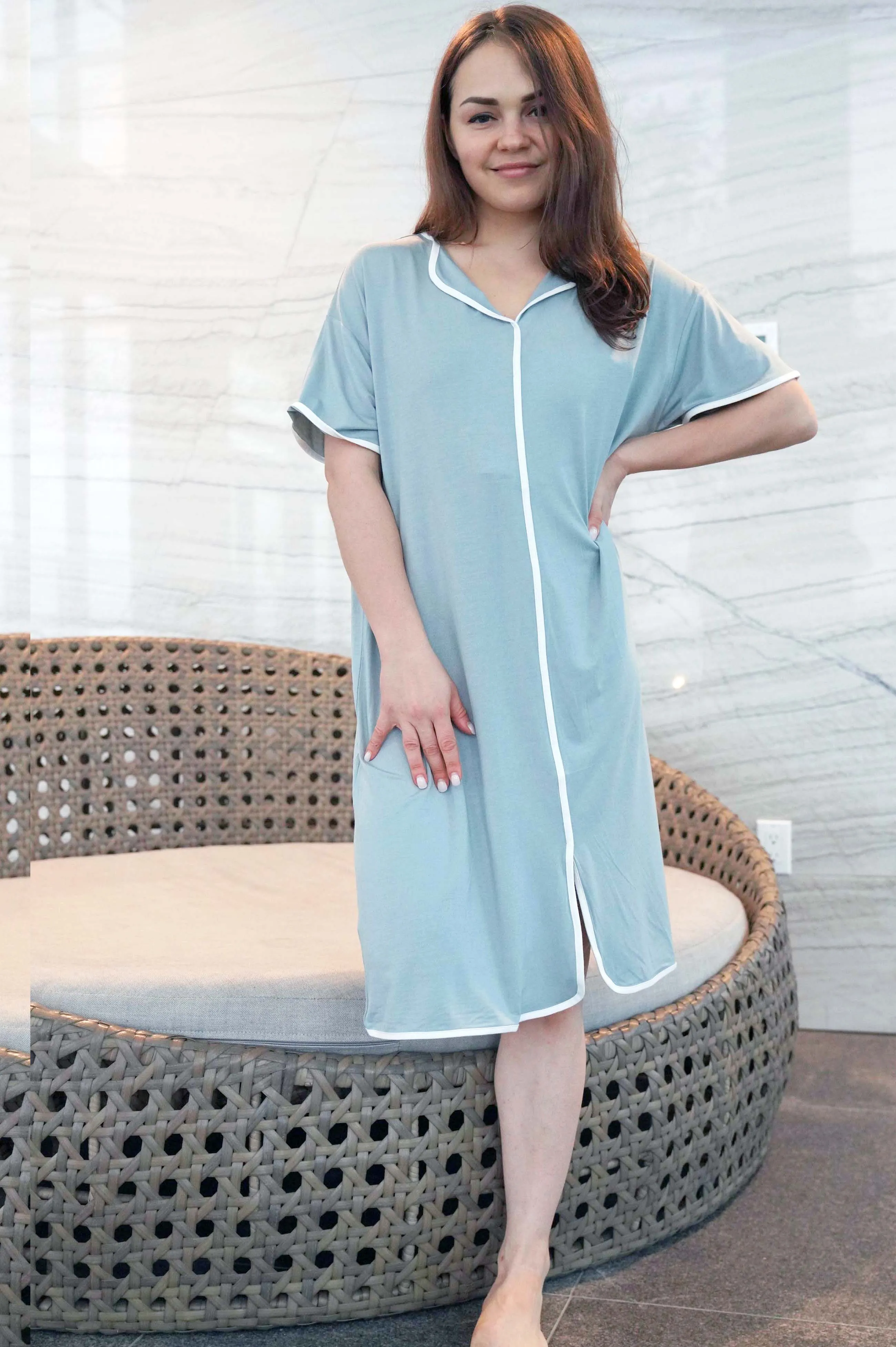 HARPER BAMBOO-BLEND PJ DRESS (Final Sale)