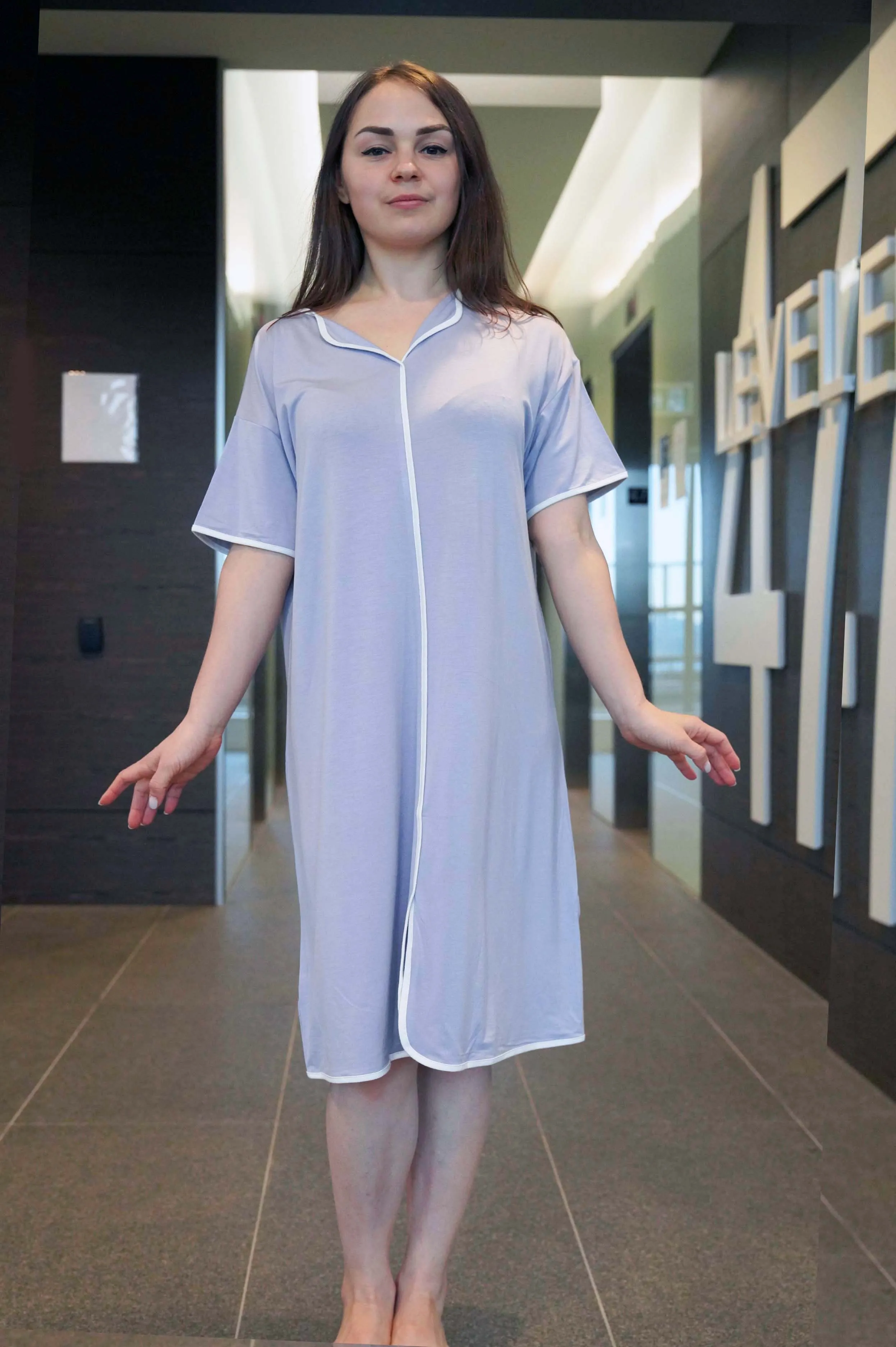 HARPER BAMBOO-BLEND PJ DRESS (Final Sale)