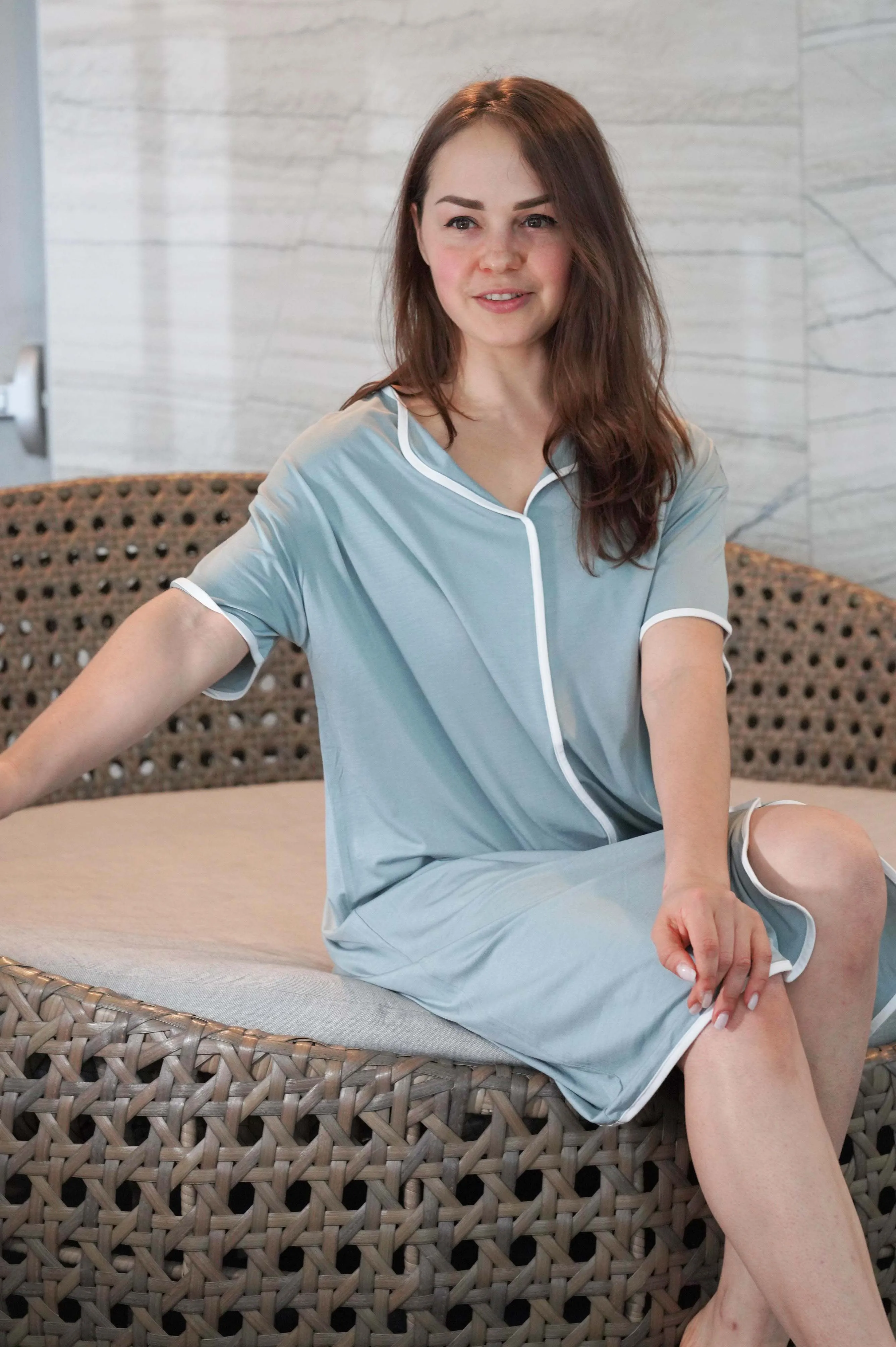 HARPER BAMBOO-BLEND PJ DRESS (Final Sale)