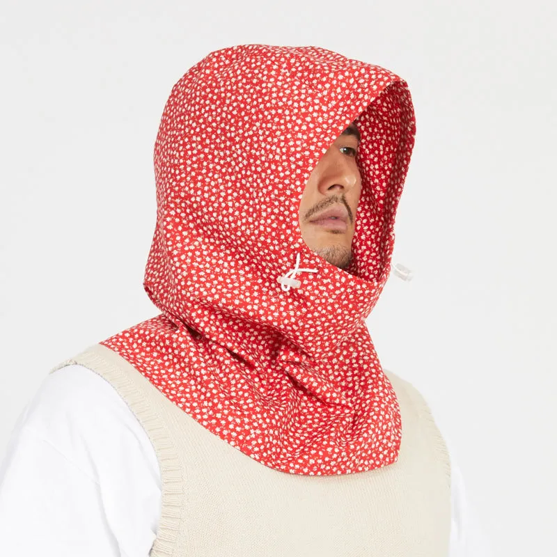 Hood - Red Floral Cotton