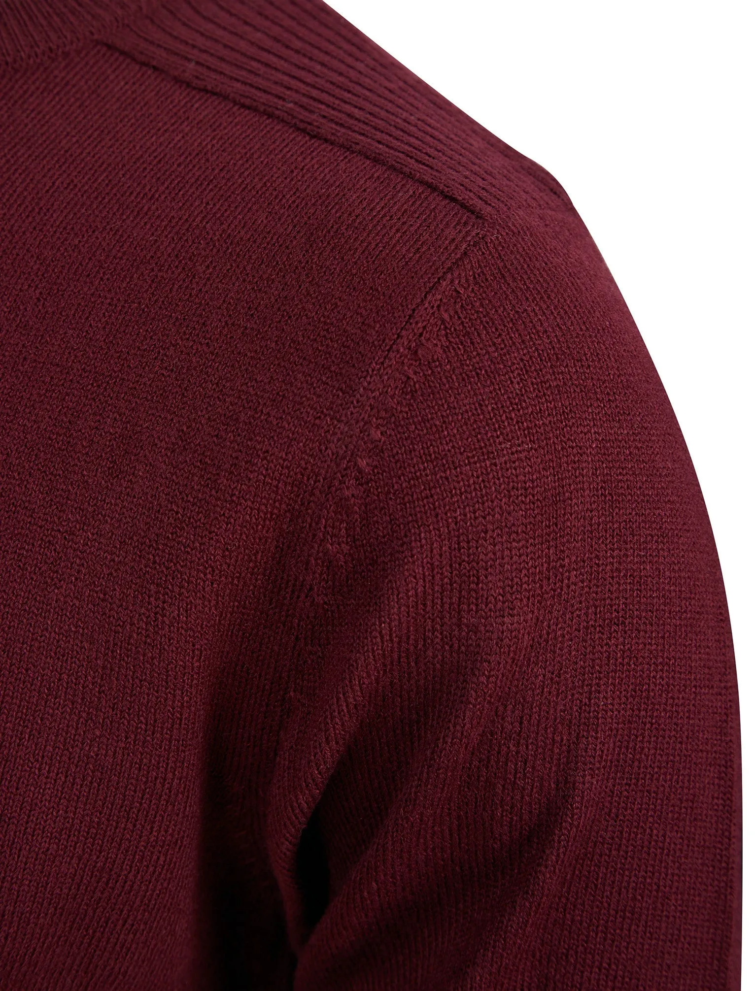 Kano Crew Neck Knitted Jumper in Zinfandel - Kensington Eastside