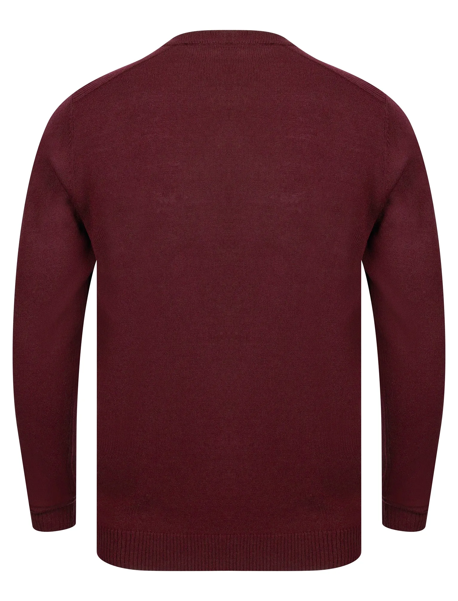 Kano Crew Neck Knitted Jumper in Zinfandel - Kensington Eastside