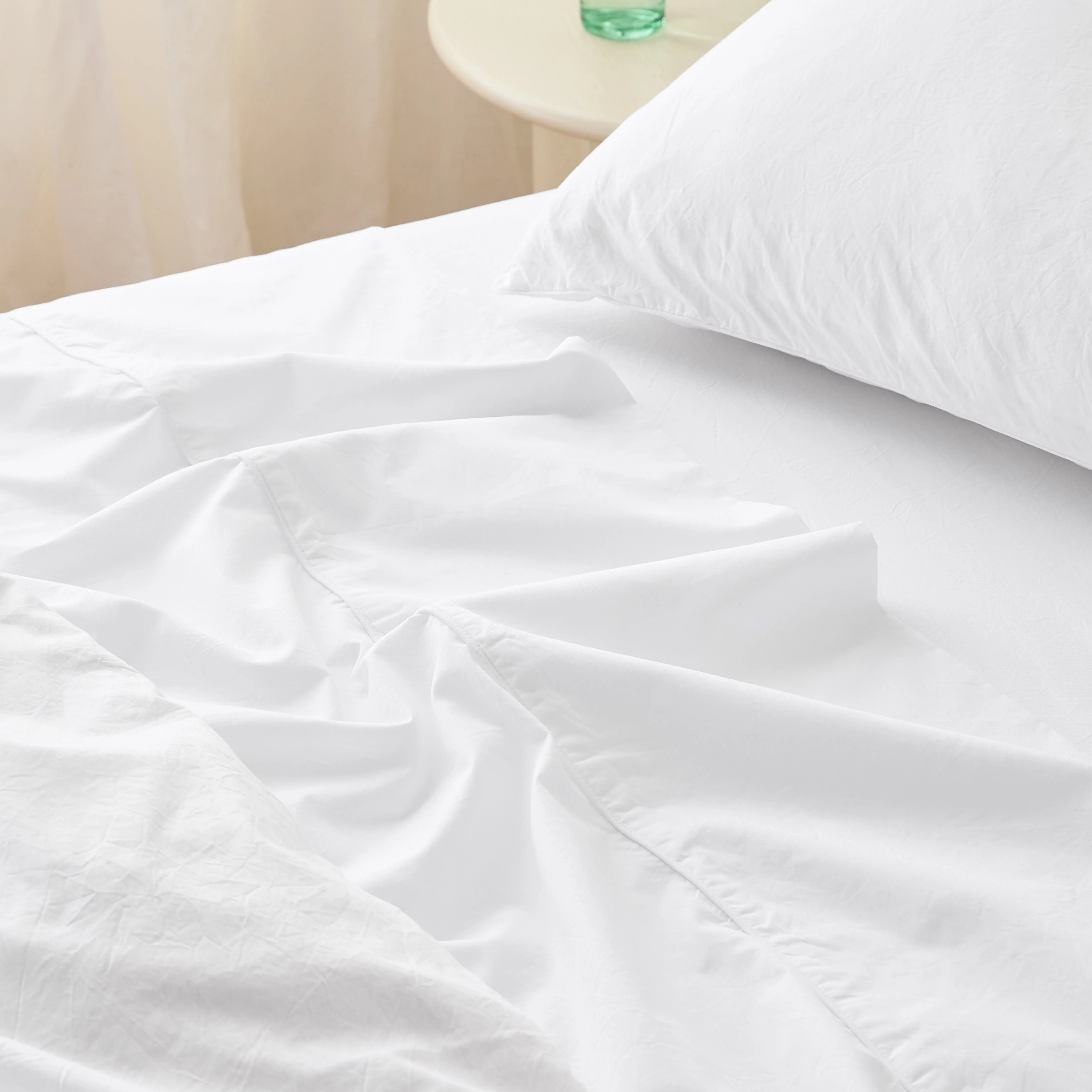 Leo Washed Cotton - White Kids Bedding