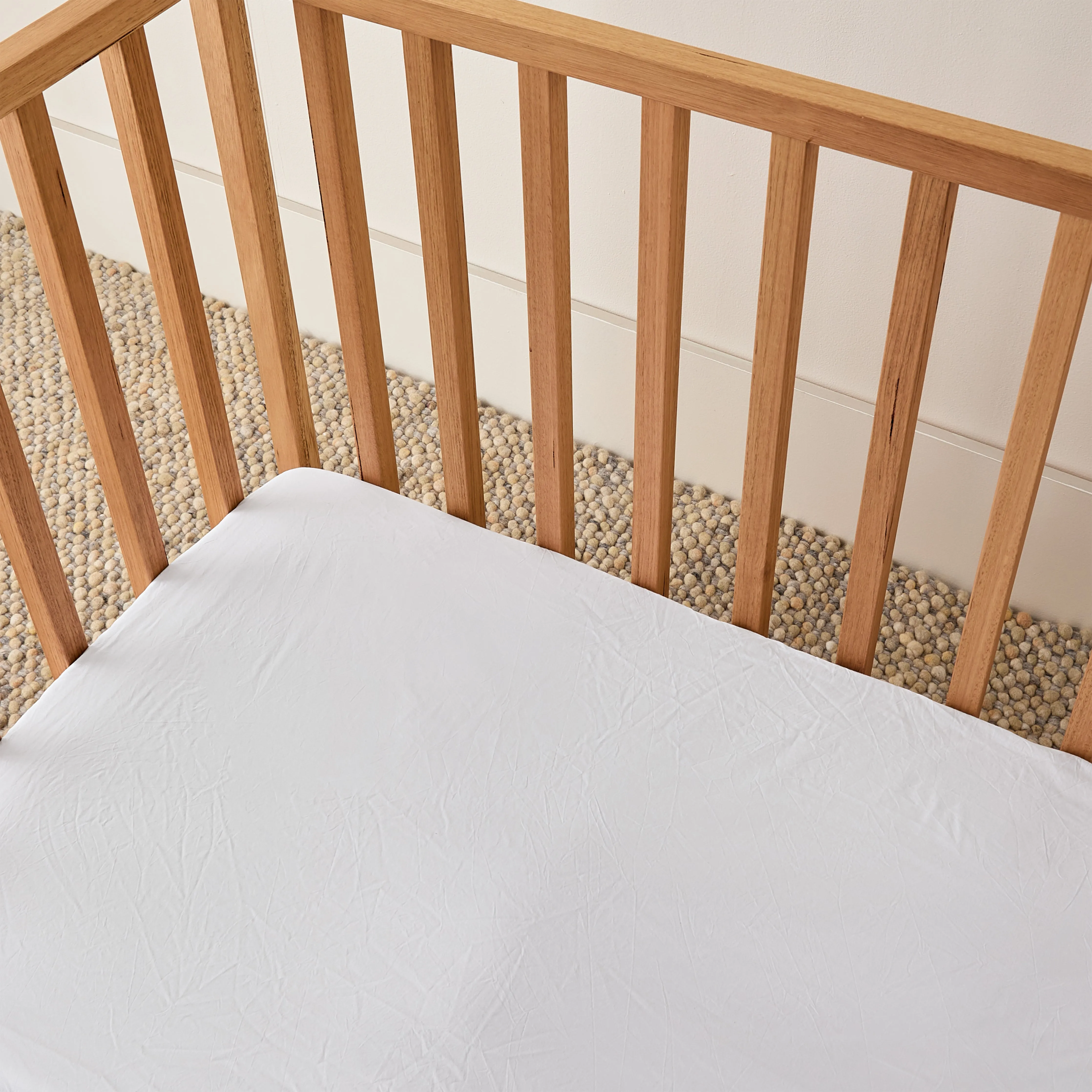 Leo Washed Cotton - White Kids Bedding