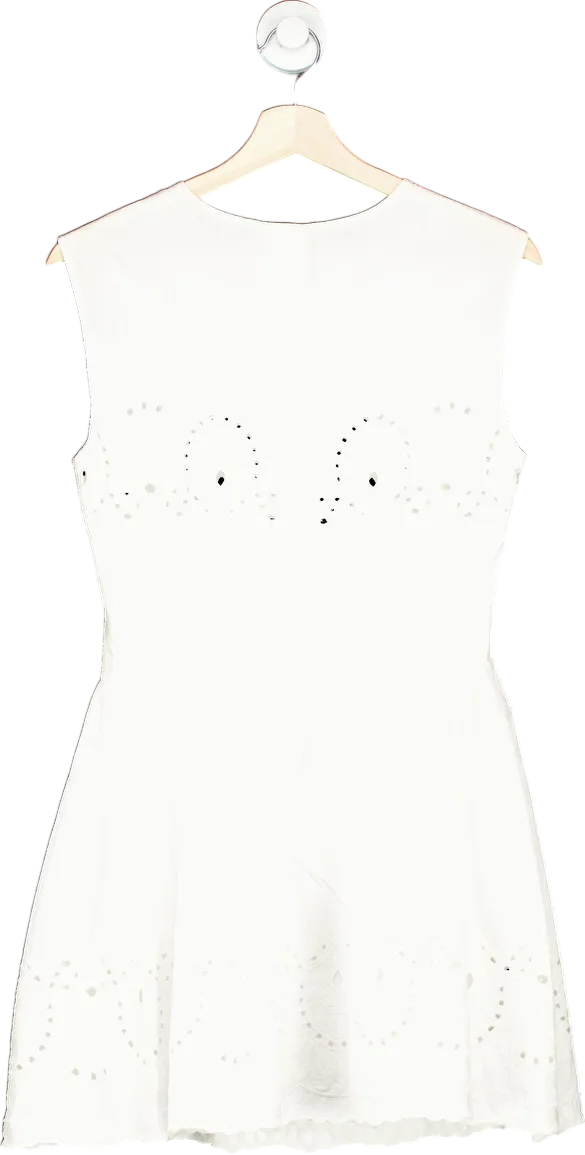 Lover White Eyelet Dress UK 12