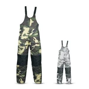 Mens Snow Mobile Insulated 1 Piece Mono suit- BFR 6605- CAMO GREY