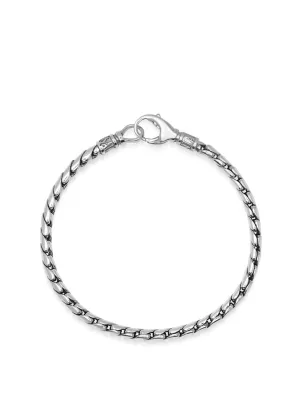 Men's Sterling Silver 3mm Round Chain Bracelet