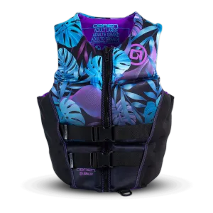 OBrien Womens Flex V Back CGA Wake Vest-Purple