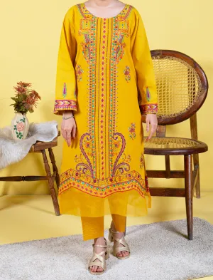 "JOHANA" Stitched Embroidered Two Piece Suit
