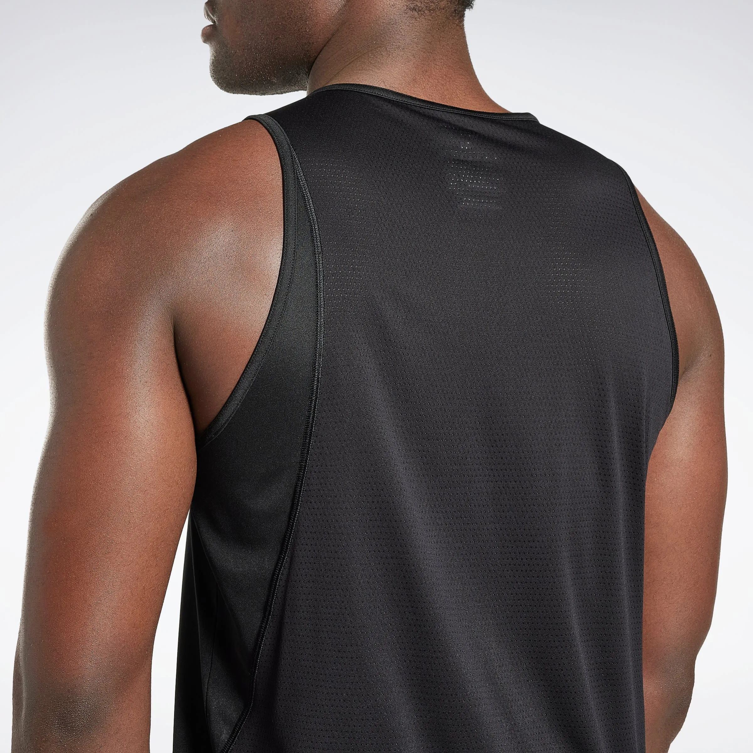 Reebok Apparel Men Running Speedwick Tank Top Black