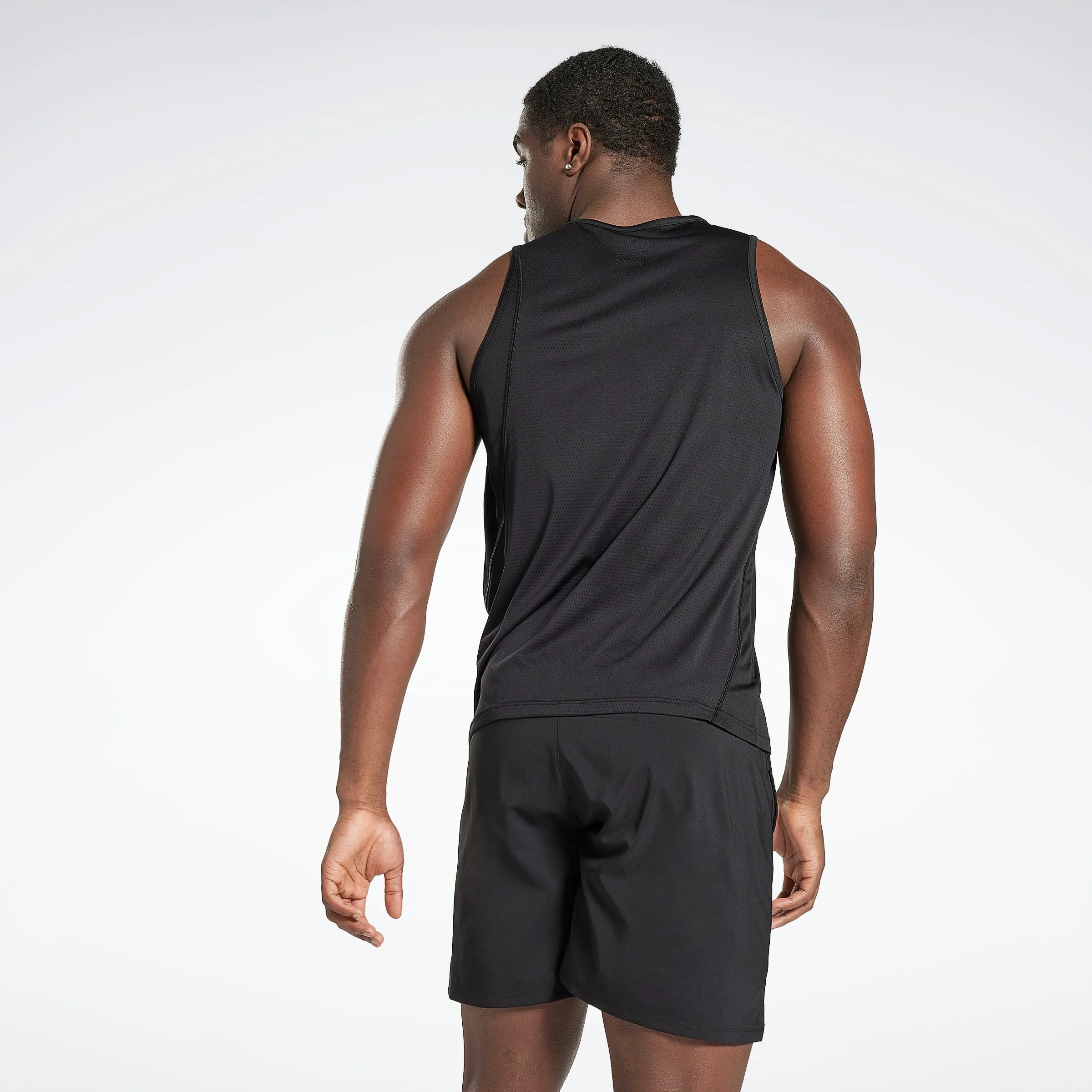 Reebok Apparel Men Running Speedwick Tank Top Black