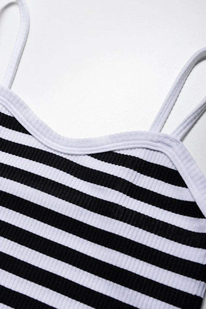 Seamless Strappy Dress Black