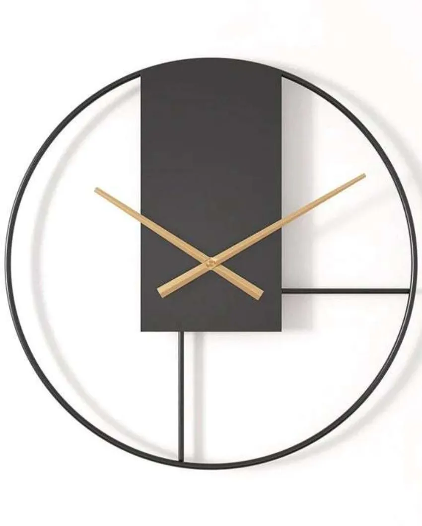 Sleek and Stylish Timekeeping Designer Long Dial Metal Wall Clock