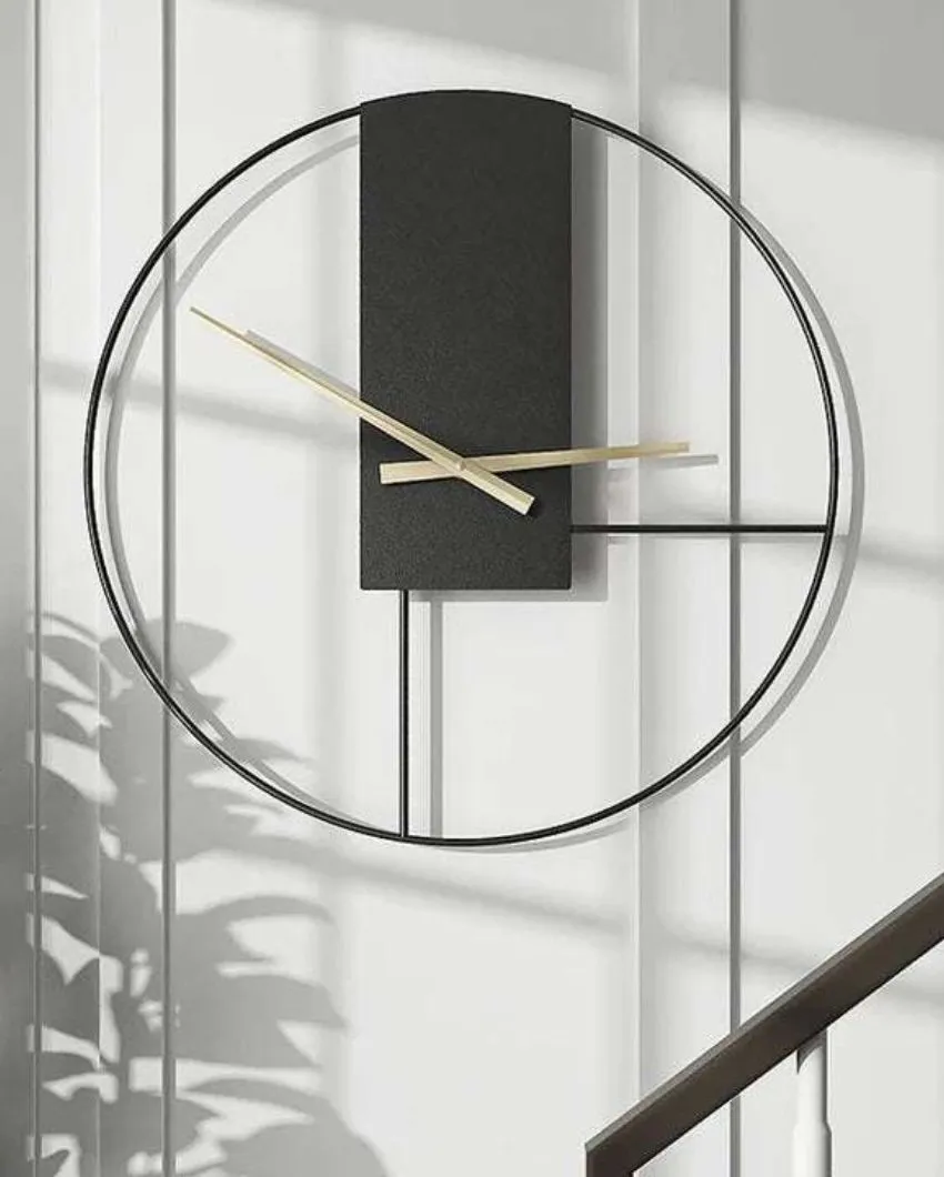 Sleek and Stylish Timekeeping Designer Long Dial Metal Wall Clock