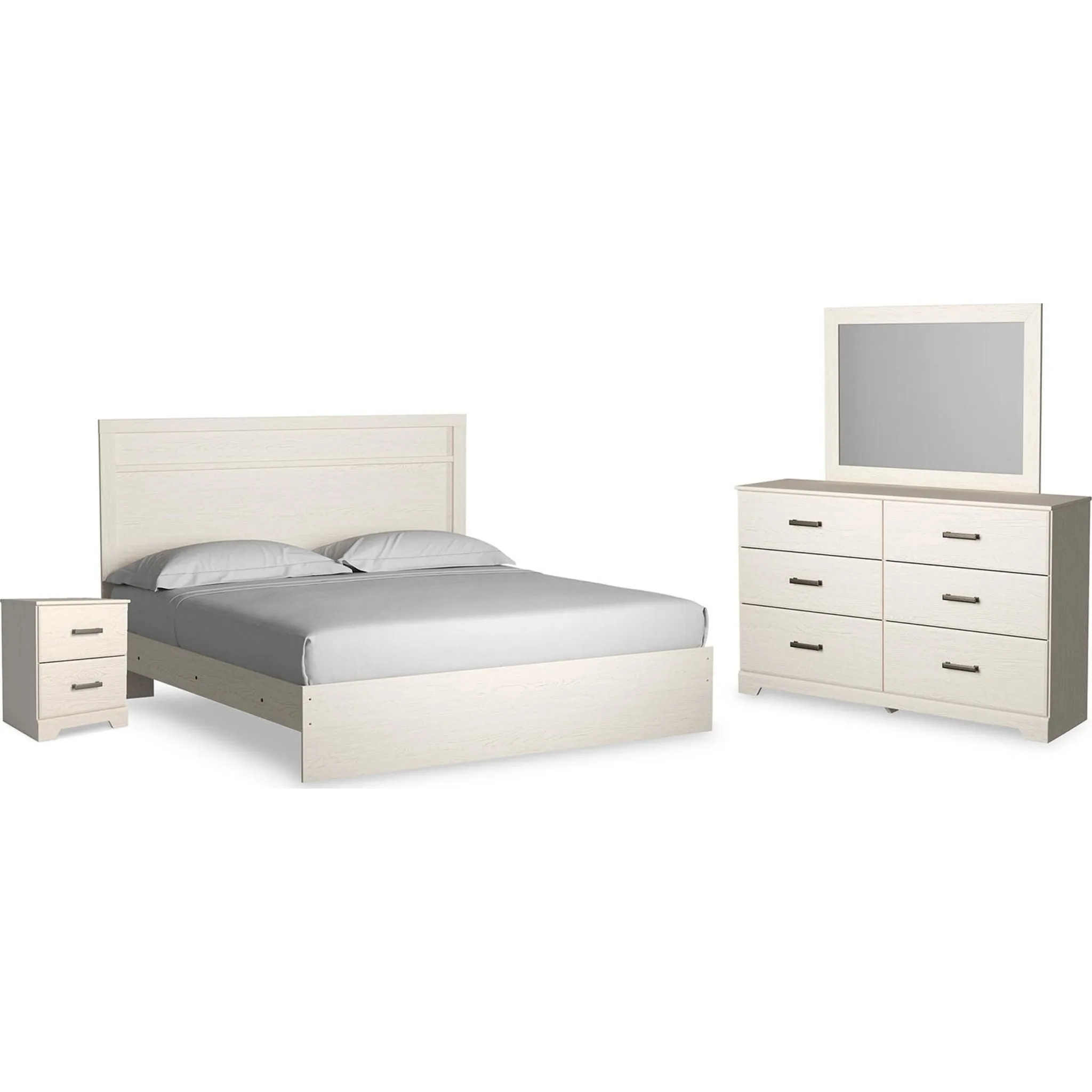 Stelsie Panel Bedroom - White