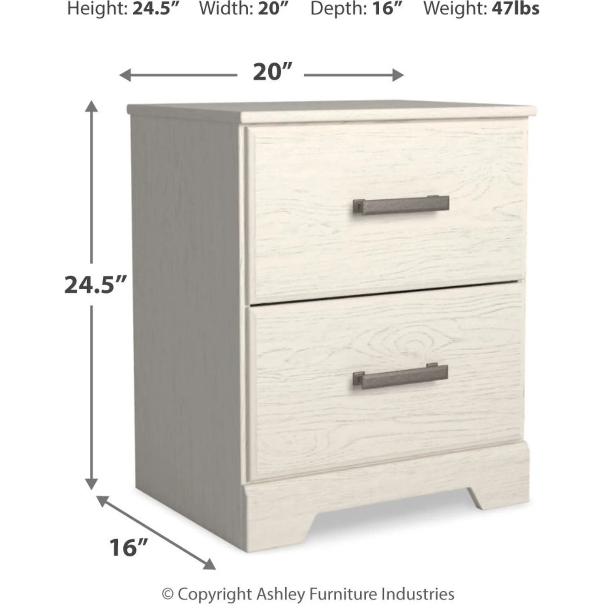 Stelsie Panel Bedroom - White