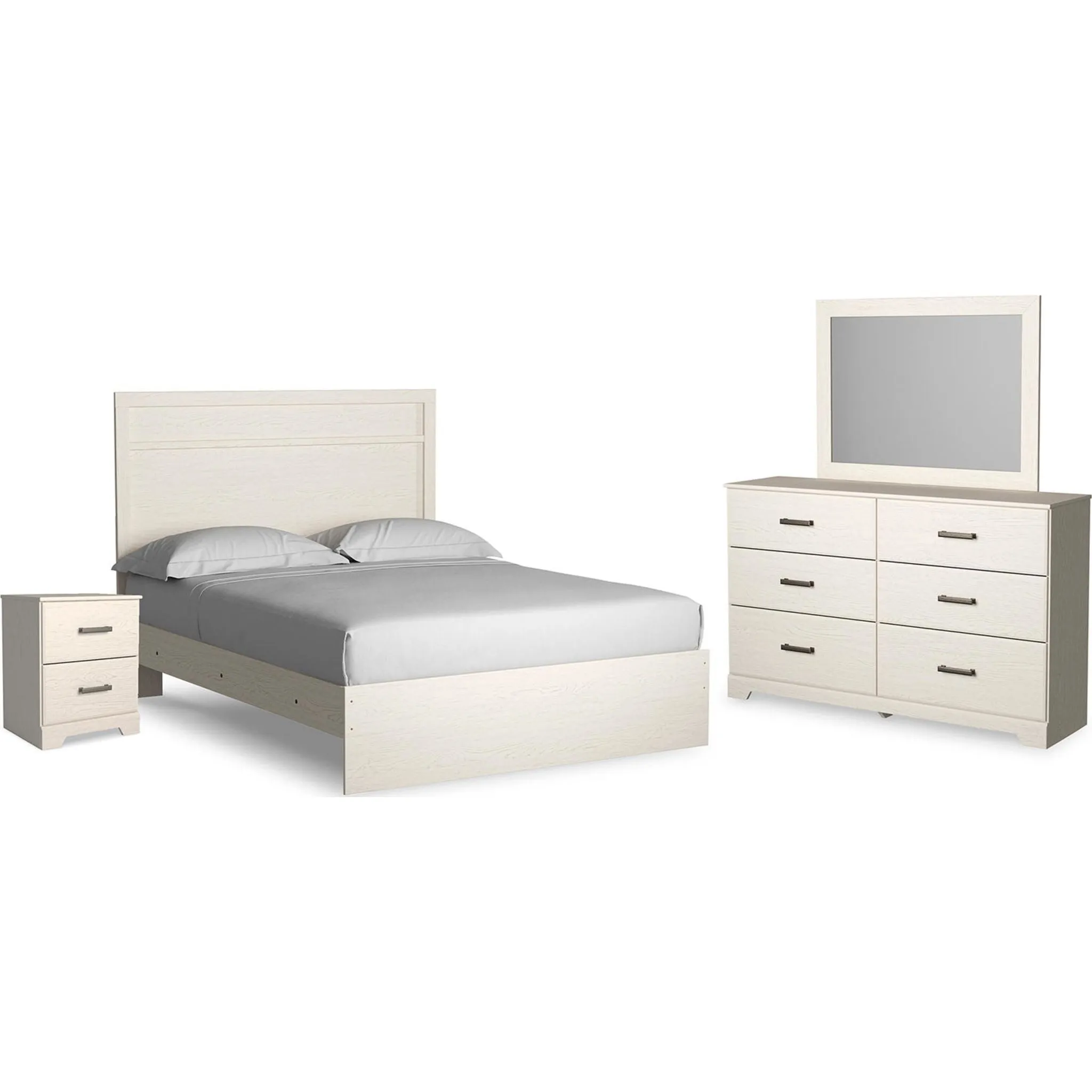 Stelsie Panel Bedroom - White