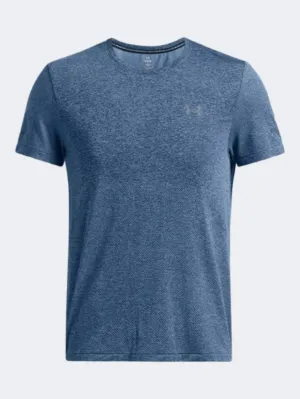 Under Armour Seamless Stride Men Running T-Shirt Blue/Reflective