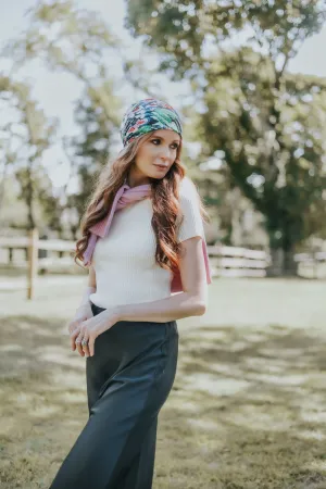 Vivid Flora Head Scarf