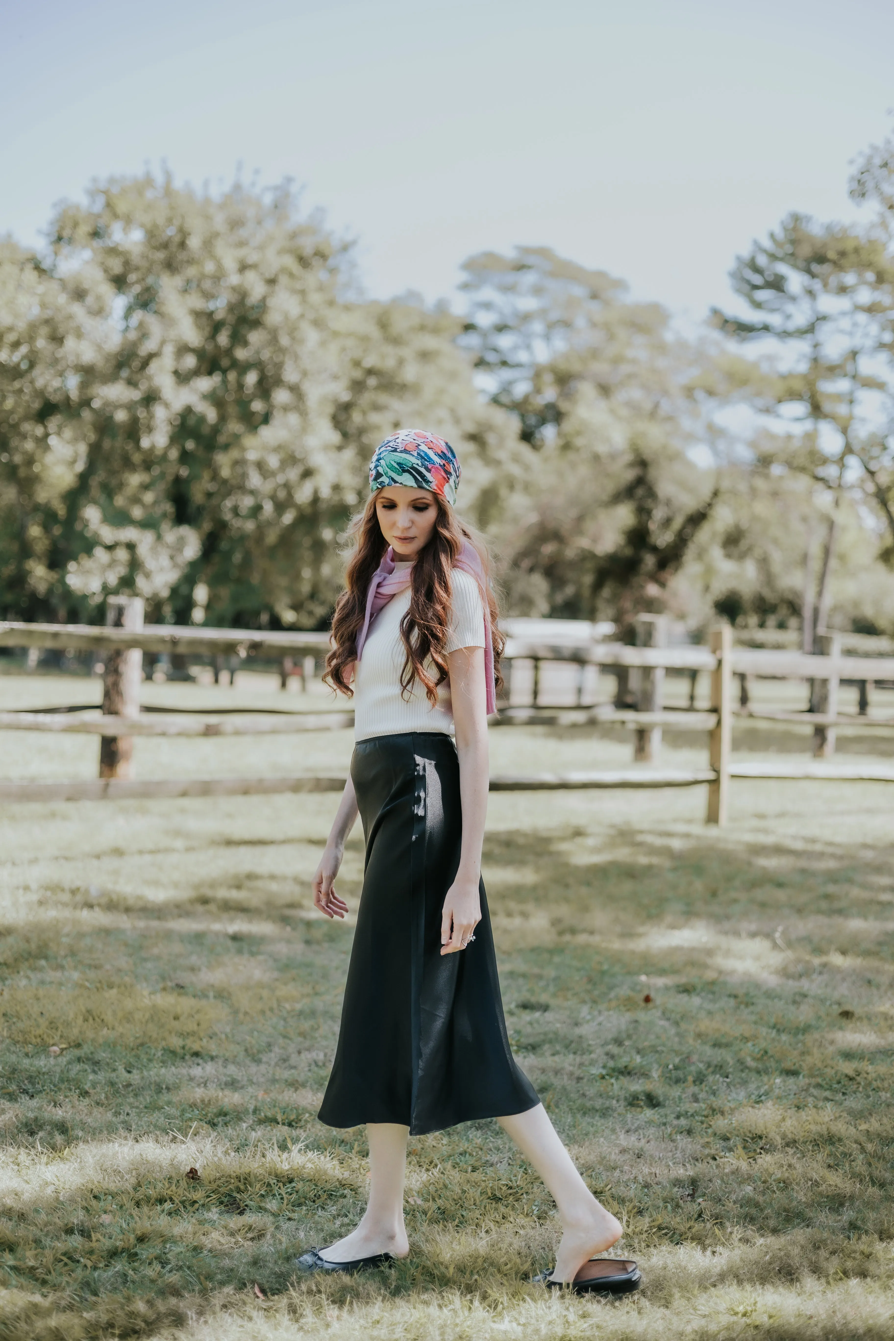 Vivid Flora Head Scarf