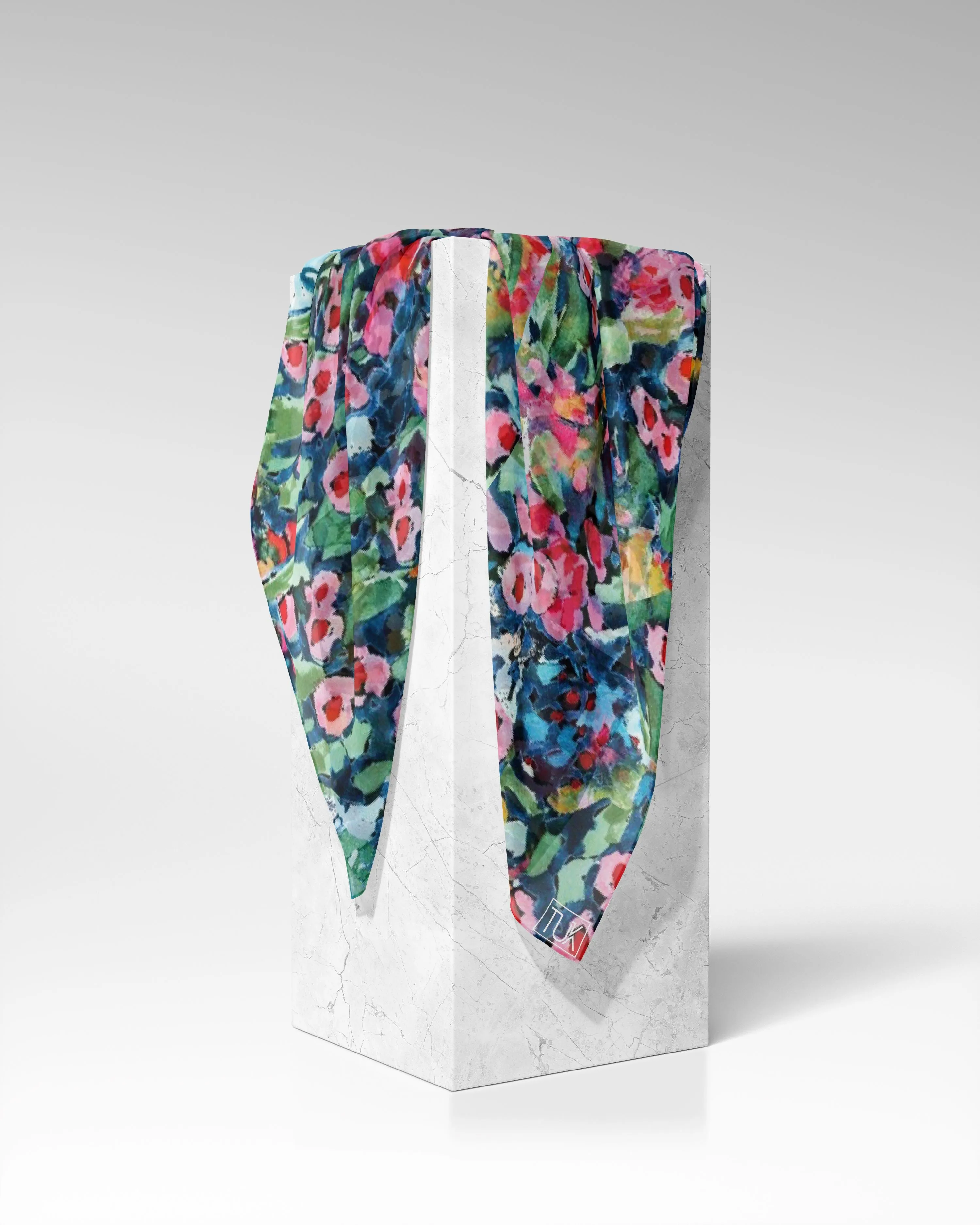 Vivid Flora Head Scarf