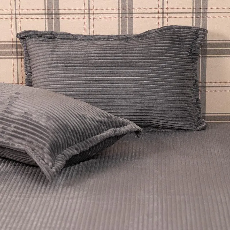 Warm Cosy Bedsheets - Grey
