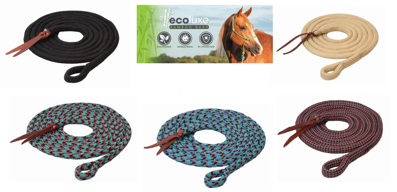 Weaver Leather Bamboo Ecoluxe Horse Equine Lead Rope with Loop 10' or 12 1/2'