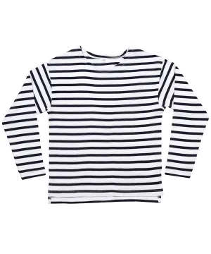 White/Navy - Kids breton T